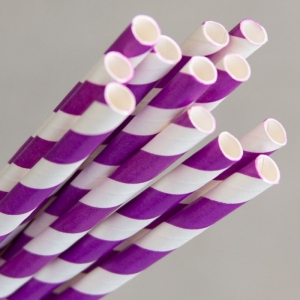 Straw Paper Purple/White Ux10