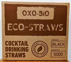 Straw Cocktail-Eco-Oxo CTN BLK