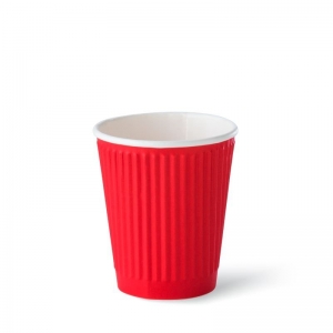 Ripple Cups Red 08oz Ux25