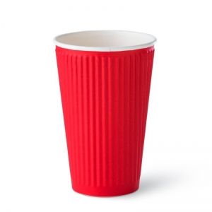 Ripple Cups Red 16oz Ux20